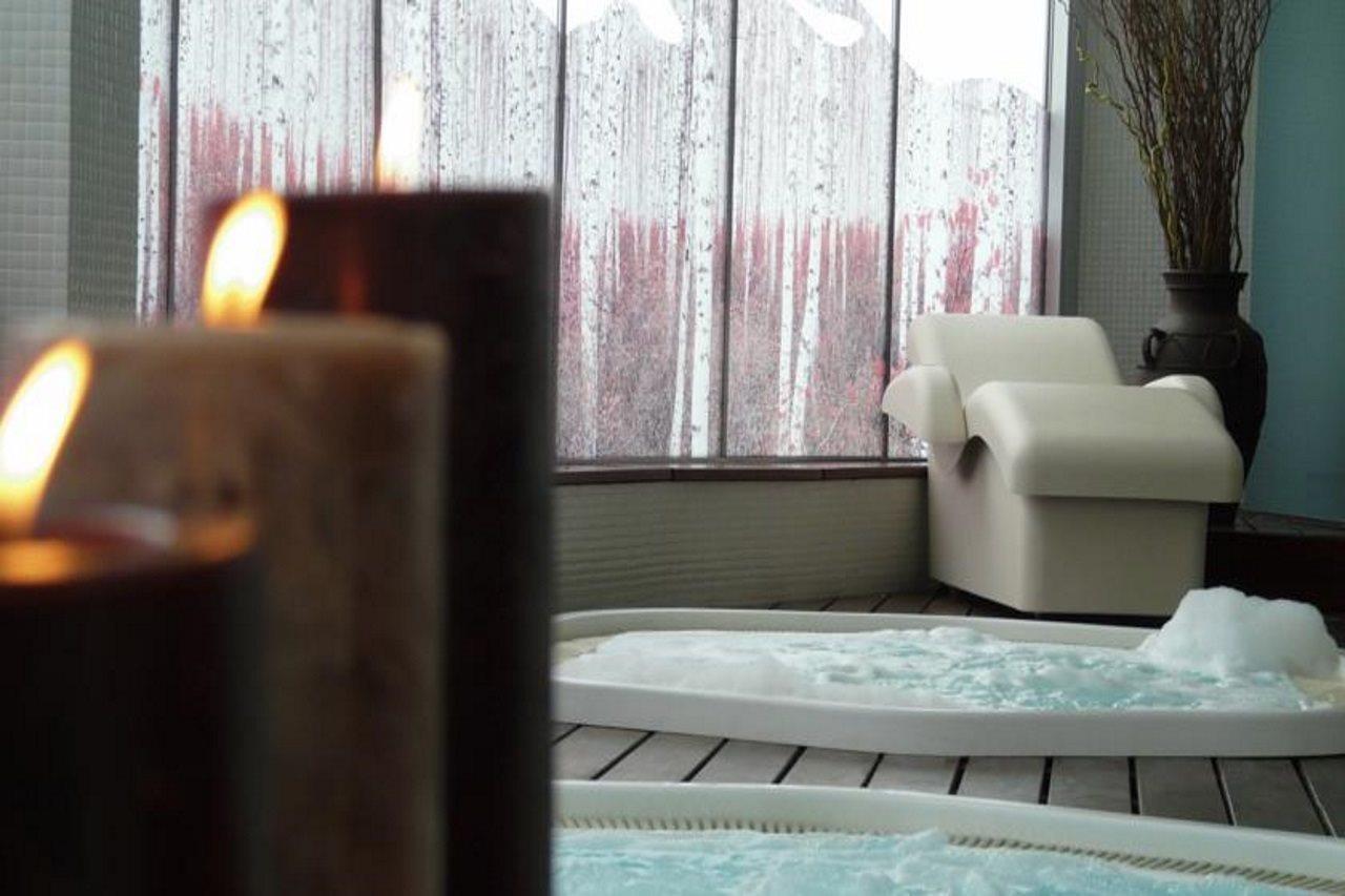 Gran Hotel Lakua Vitoria-Gasteiz Eksteriør bilde A spa